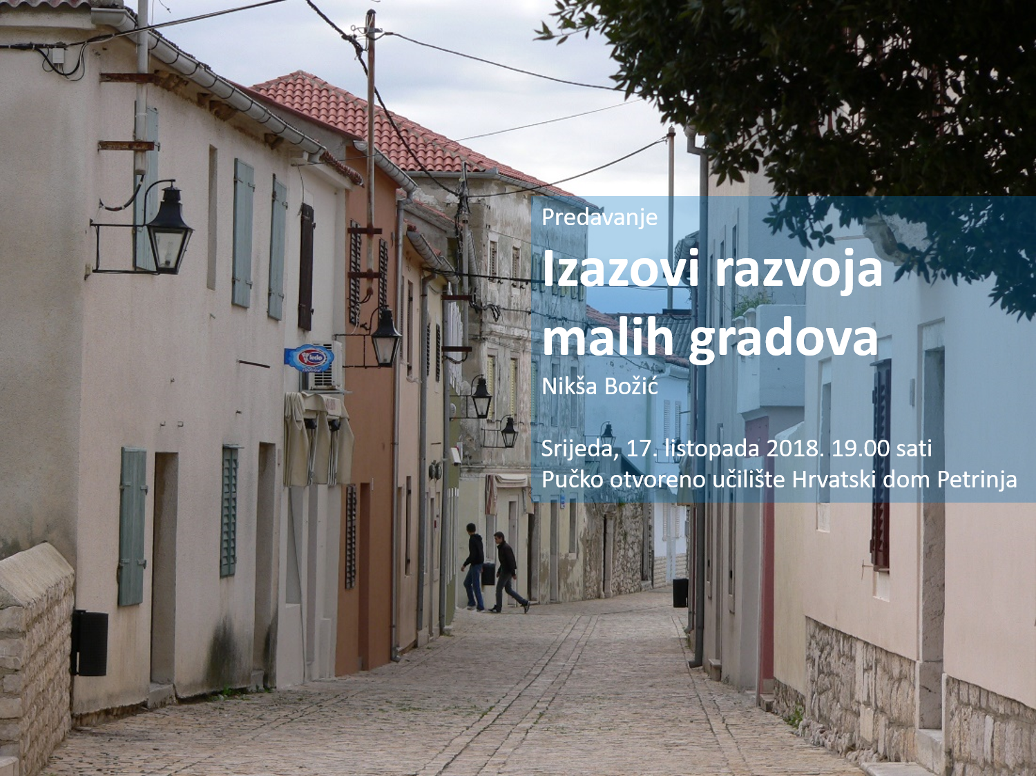 Predavanje “Izazovi razvoja malih gradova”